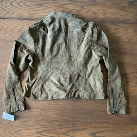 BLANK NYC Denim No Limit Suede Moto Jacket Size XXL - Picture 5 of 5